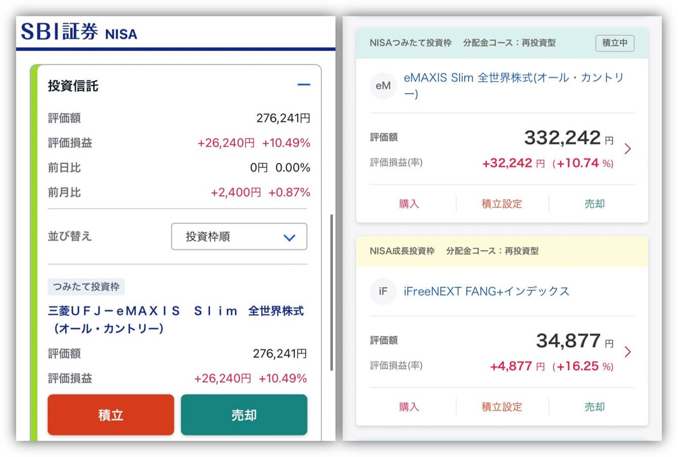 新NISA　オルカン　夫婦　運用中